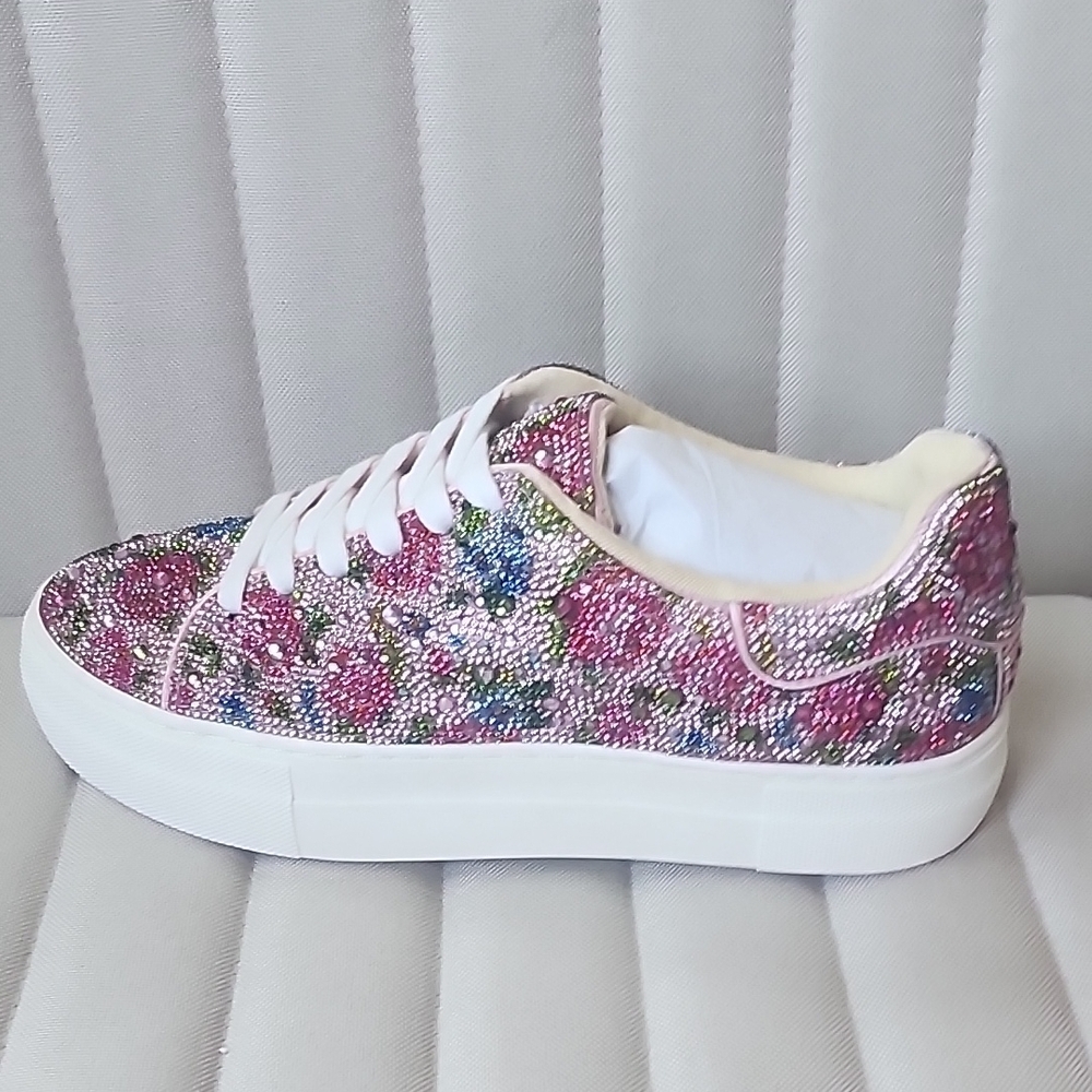 Colorful Rhinestone Sneakers - Picture 5 of 5